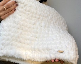 Zohrejte sa vo vlastnoručne vyrobenej deke z Alize Puffy