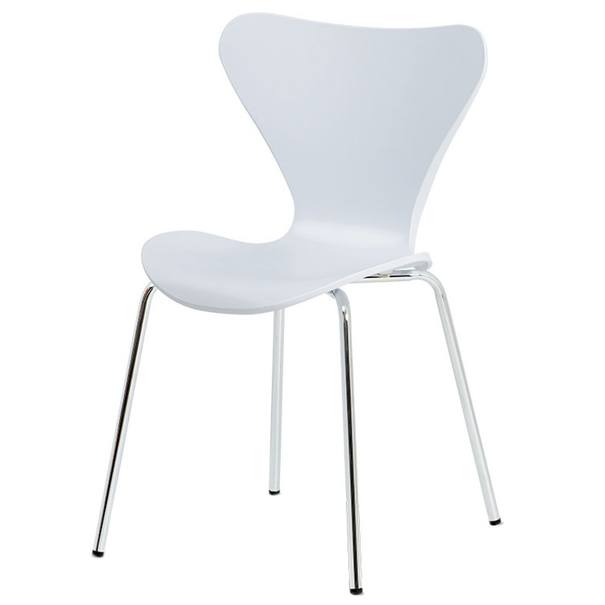 Jídelní židle ALBA bílá/chrom 1