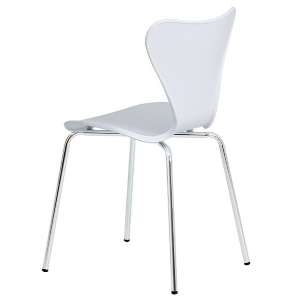 Jídelní židle ALBA bílá/chrom 2