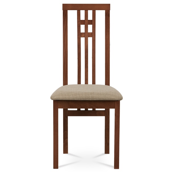 Jedálenská stolička AMANDA čerešňa/béžová 4
