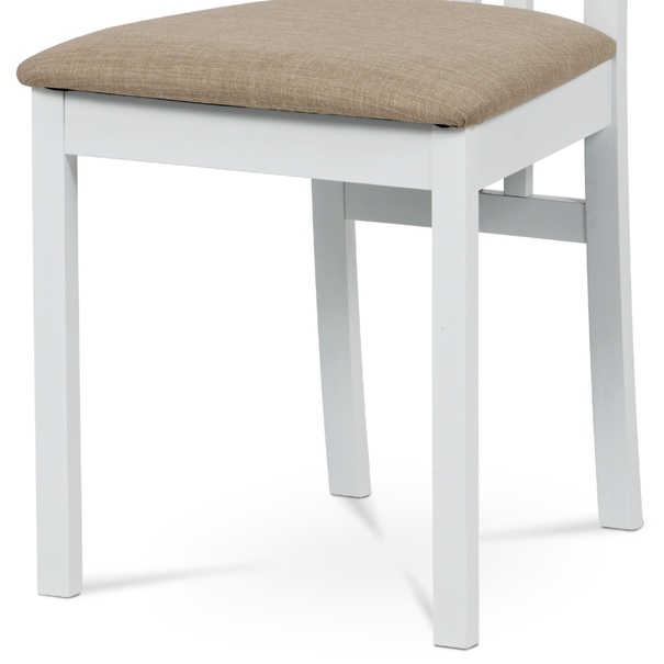 Jídelní židle AMANDA bílá/béžová 5