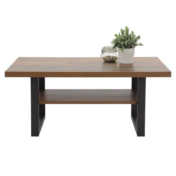 Konferenční stolek ANTON staré dřevo/černá 2