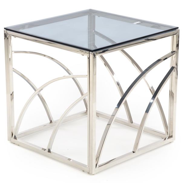 Přístavný stolek ARTEMIS stříbrná 1