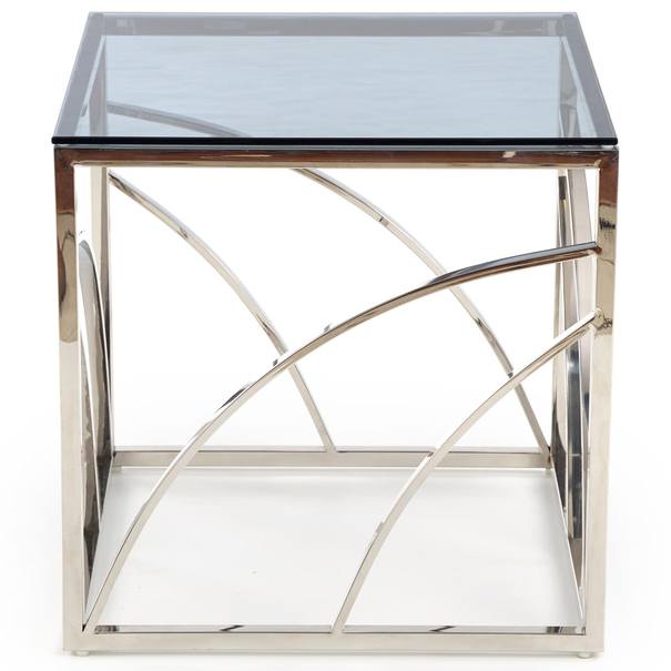 Přístavný stolek ARTEMIS stříbrná 2