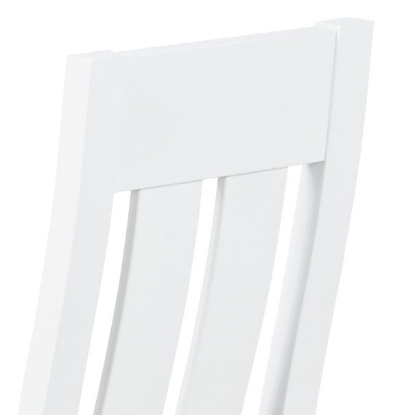 Jedálenská stolička BELA biela/hnedá 5