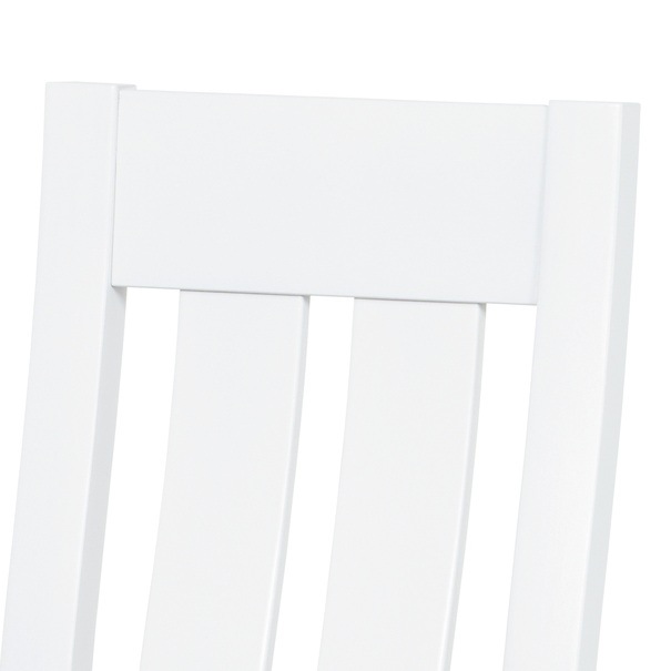 Jedálenská stolička BELA biela/hnedá 6