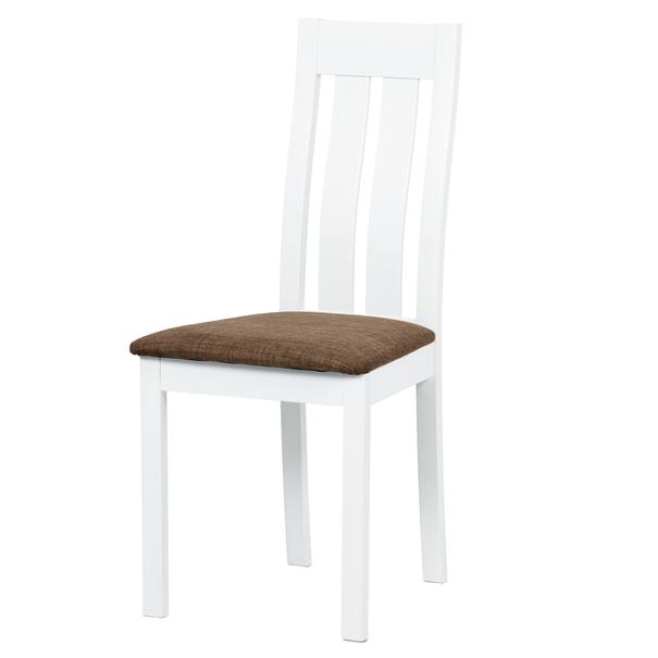 Jedálenská stolička BELA biela/hnedá 1