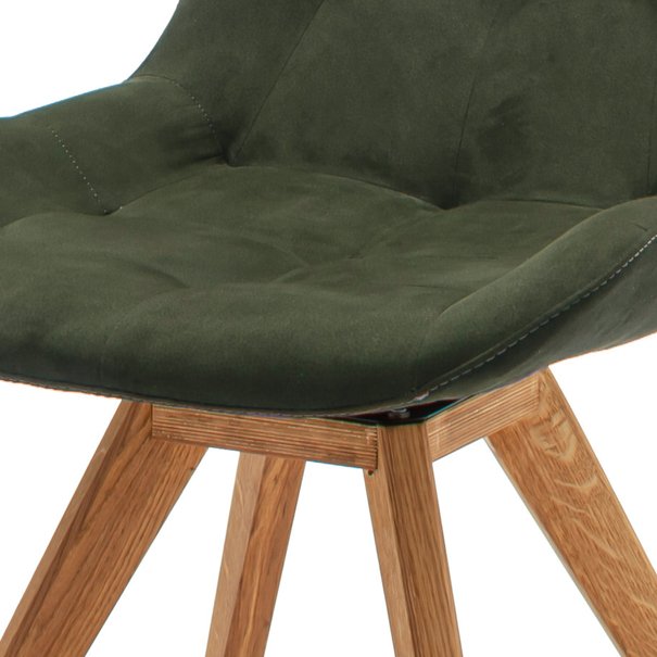 Jedálenská stolička BELFAST dub/olivová 3
