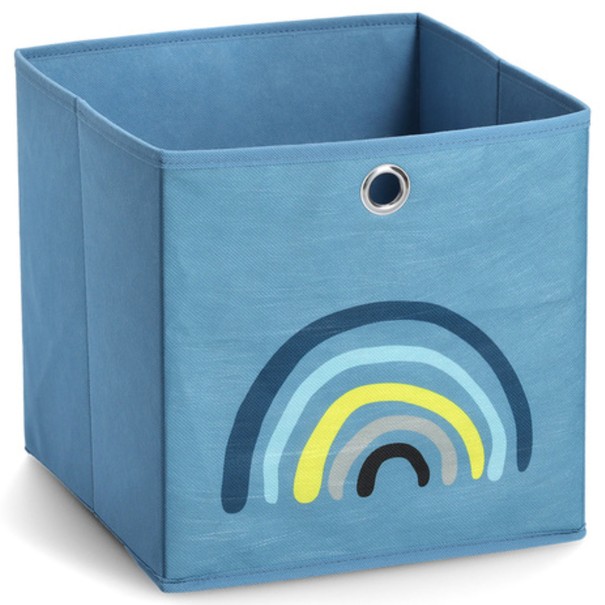 Dětský úložný box BLUE RAINBOW modrá 1