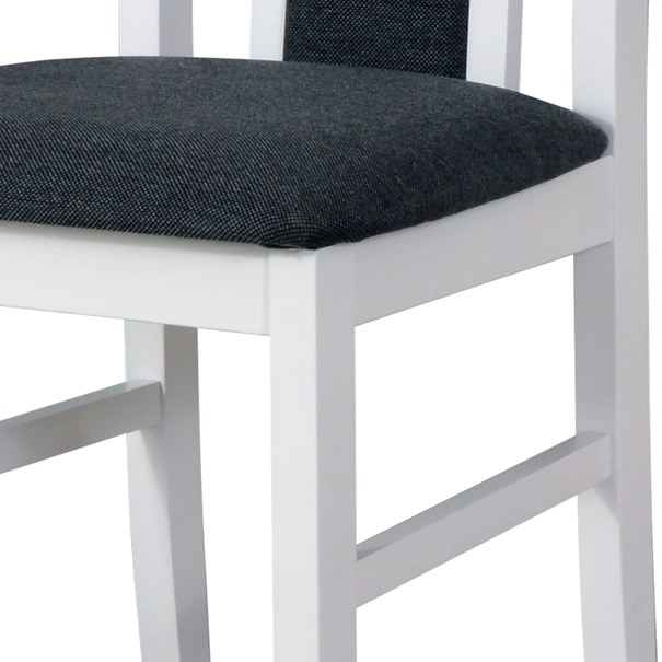 Jedálenská stolička BOLS 14 biela/sivočierna 5