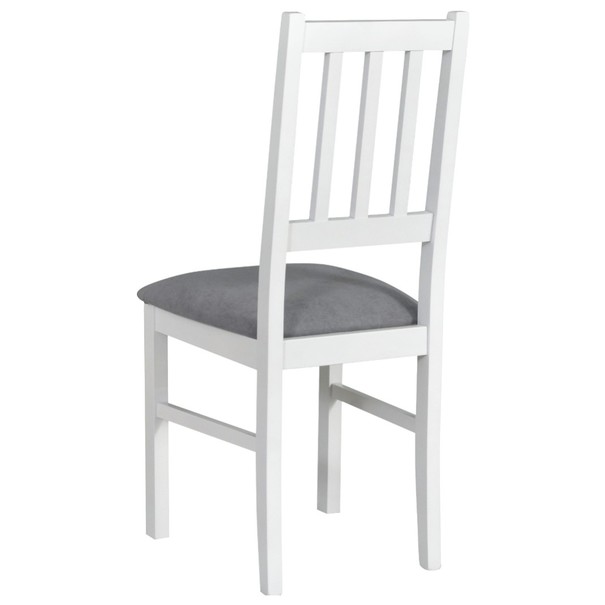 Jídelní židle BOLS 4 bílá/světle šedá 2