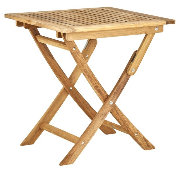Zahradní sklápěcí stolek CAMBRIDGE A teakové dřevo 1