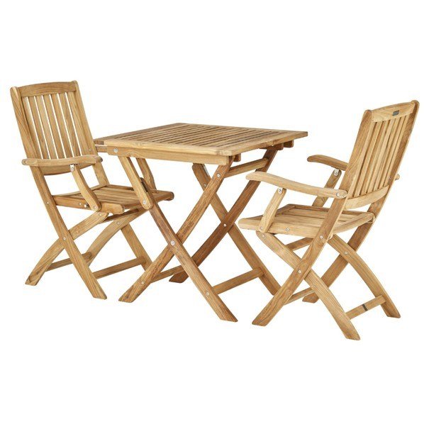 Zahradní sklápěcí stolek CAMBRIDGE A teakové dřevo 8
