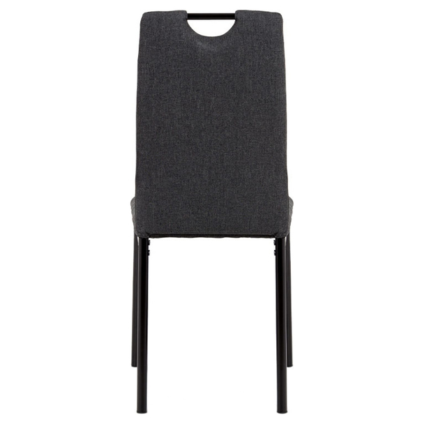 Jedálenská stolička CAMILLA čierna/sivá 5