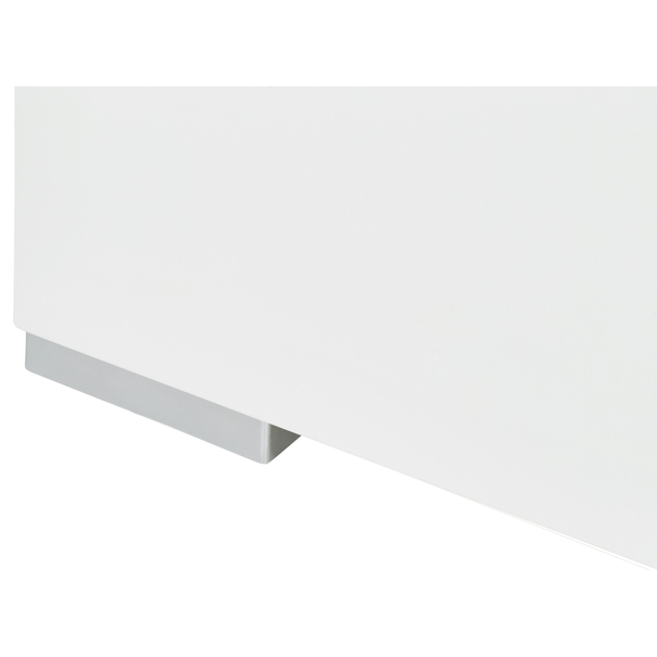 Vitrína CANTERO bílá vysoký lesk/beton 11