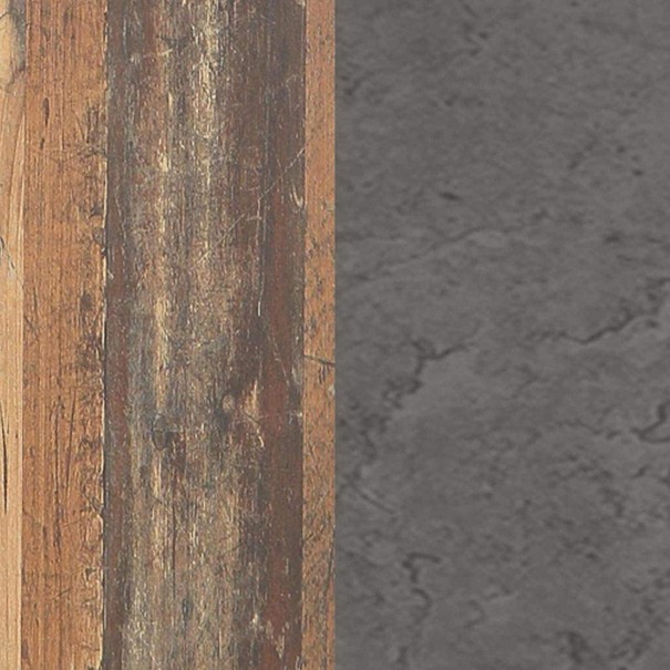 Komoda CLIF staré dřevo/beton 8