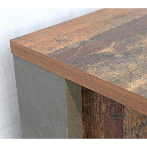 Komoda CLIF staré dřevo/beton 6