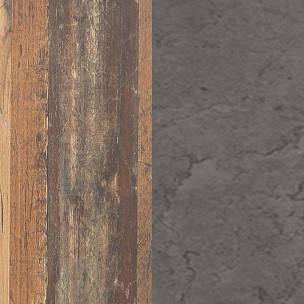 Komoda CLIF staré dřevo/beton 9