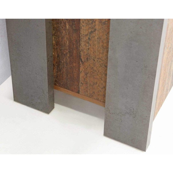 Komoda CLIF staré dřevo/beton 7