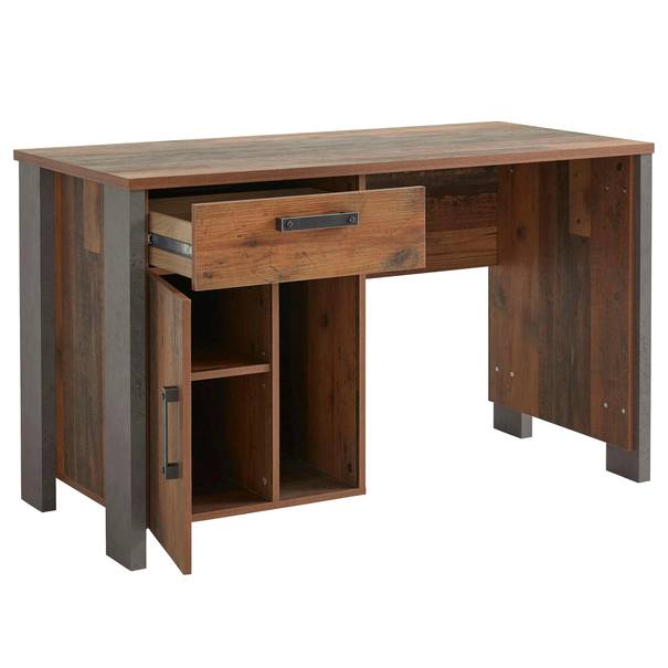 Psací stůl CLIF staré dřevo/beton 3