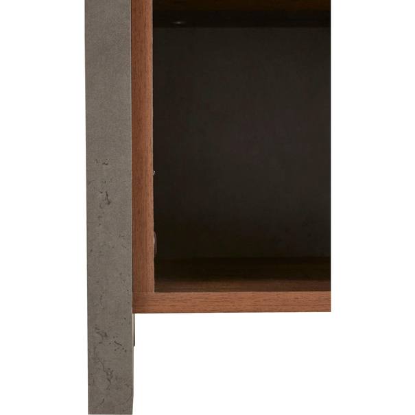 TV komoda CLIF staré dřevo/beton 10