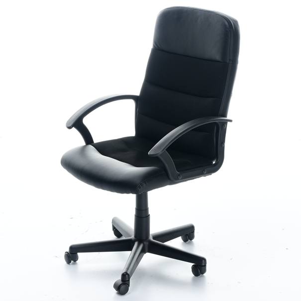 Kancelárska stolička CROSS čierna 1