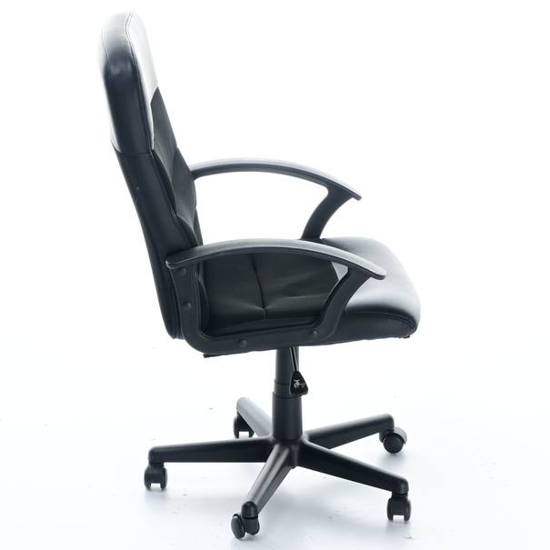 Kancelárska stolička CROSS čierna 4