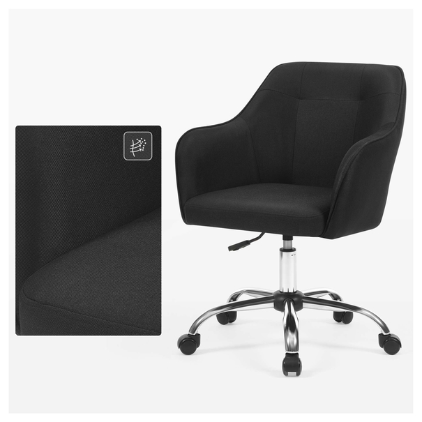 Kancelárska stolička EBBA čierna 6