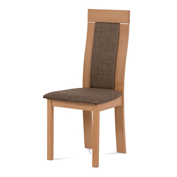 Jedálenská stolička ELENA buk/tmavohnedá 1