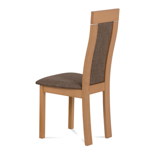 Jedálenská stolička ELENA buk/tmavohnedá 2