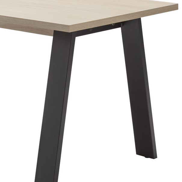 Písací stôl ENNIO dub elegance/antracit, s kontajnerom 4