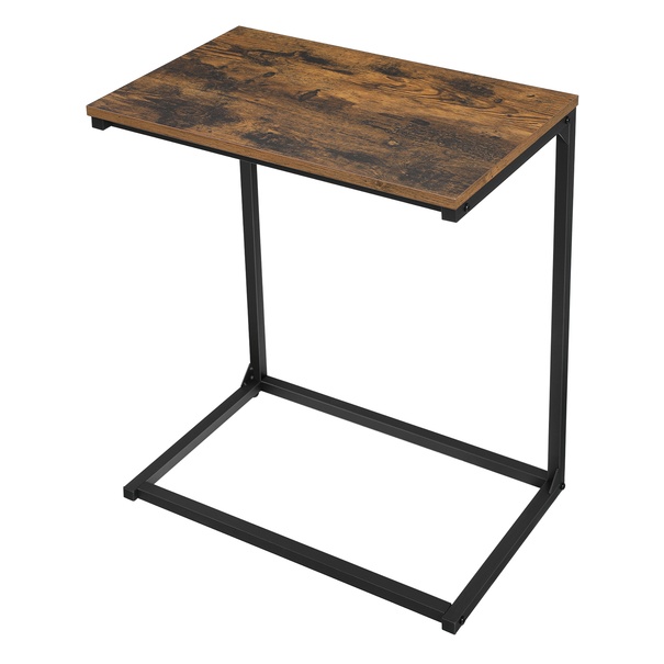 Přístavný stolek EVORA III černá/hnědá 3