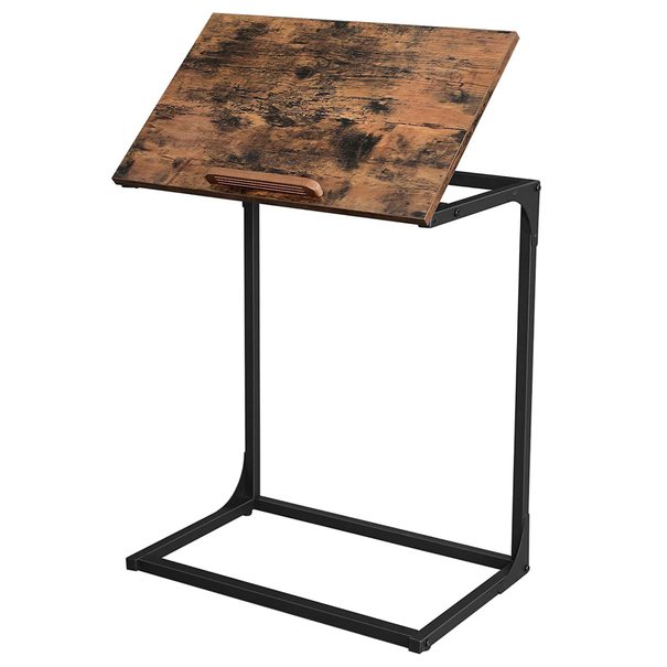 Přístavný stolek EVORA IV černá/hnědá 3