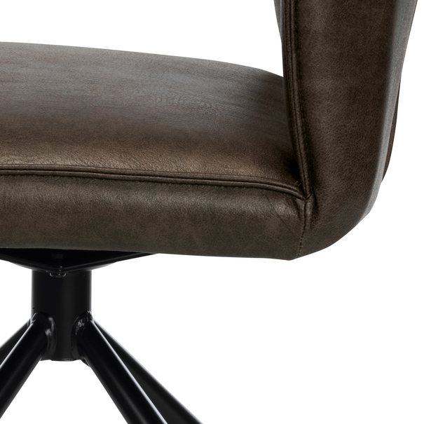 Jedálenská stolička FABIANA hnedá/čierna 9