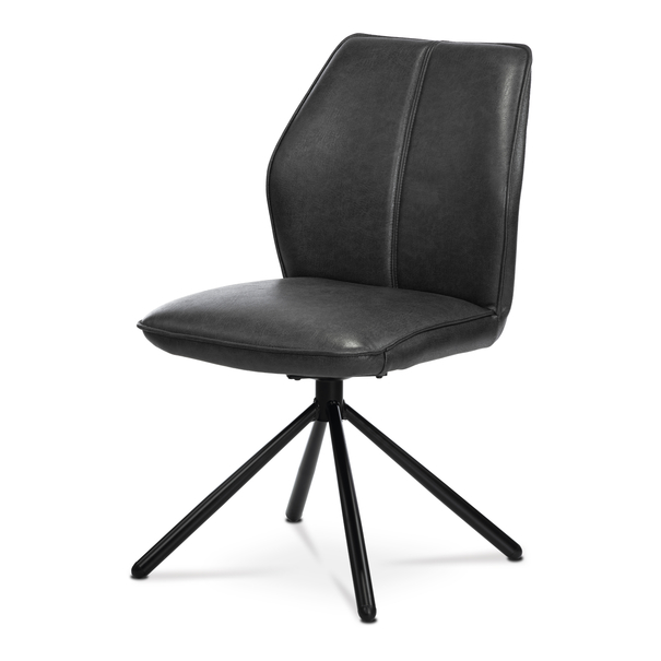 Jedálenská stolička FABIANA sivá/čierna 1