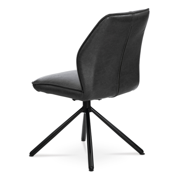 Jedálenská stolička FABIANA sivá/čierna 4