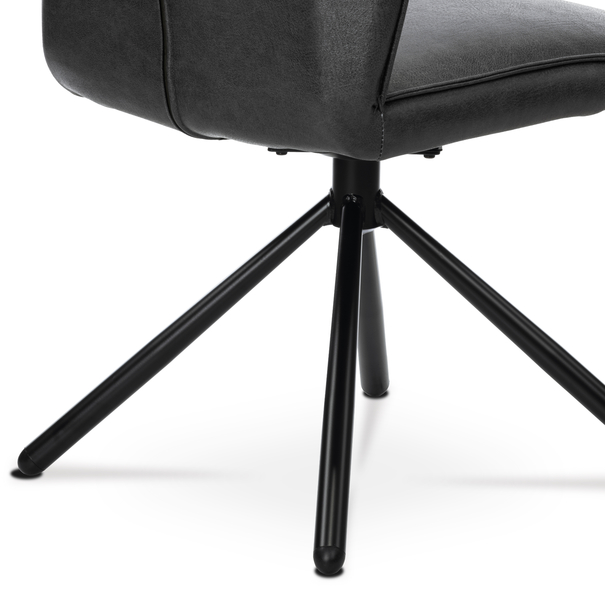 Jedálenská stolička FABIANA sivá/čierna 11
