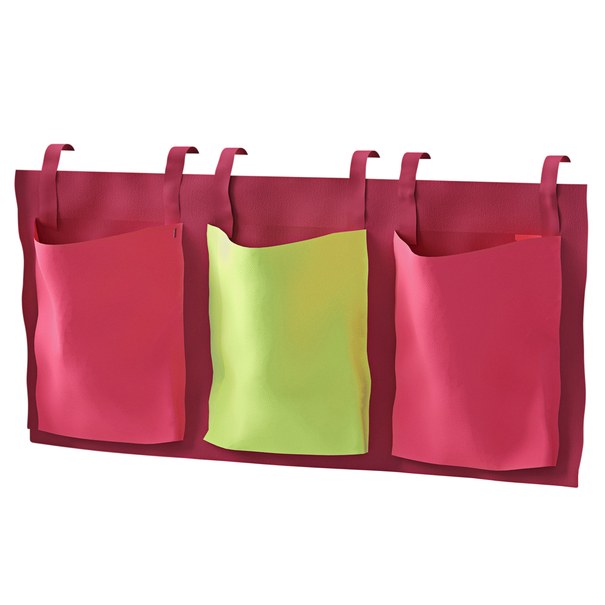 Textilný vreckár FOR KIDS ružová/žltá 1