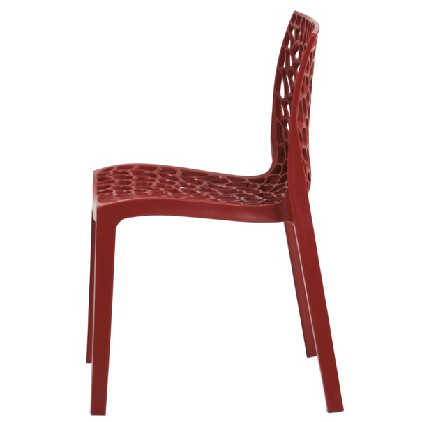 Jedálenská stolička GENESIS červená 2