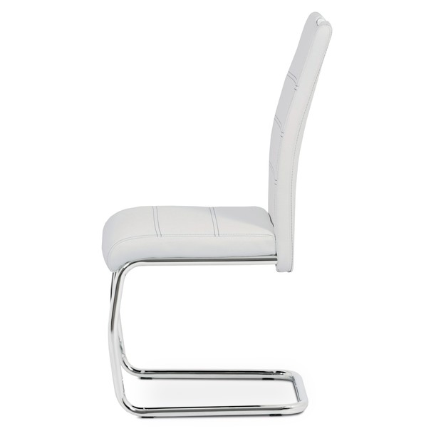 Jídelní židle GROTO bílá/stříbrná 6