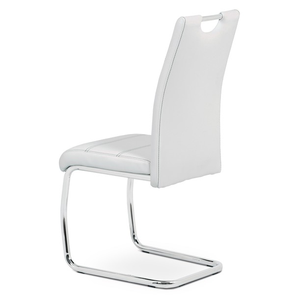 Jídelní židle GROTO bílá/stříbrná 7