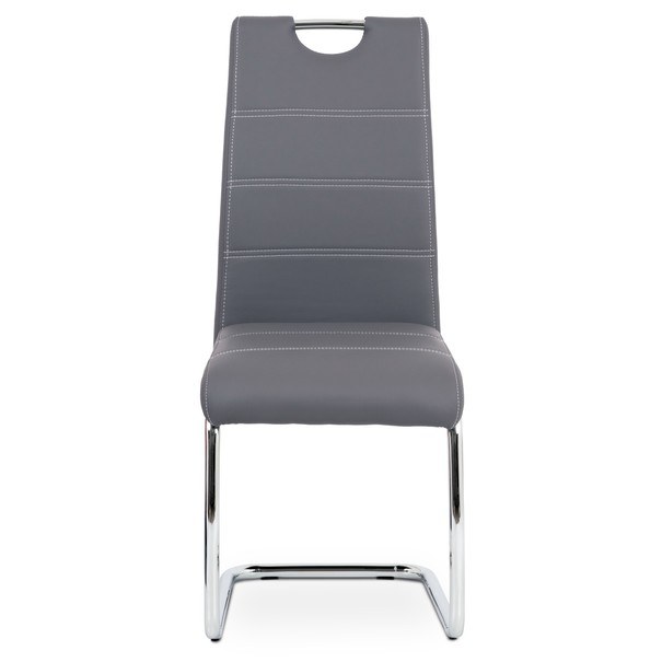 Jídelní židle GROTO šedá/stříbrná 6