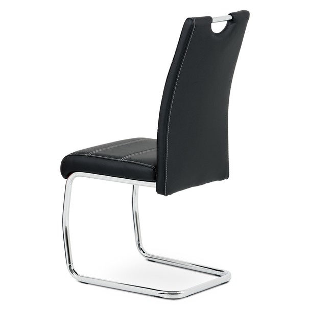 Jídelní židle GROTO černá/stříbrná 6