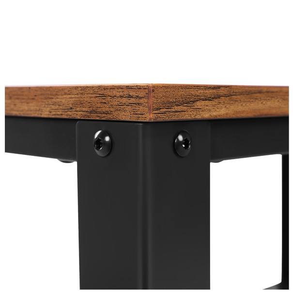 Přístavný stolek HANKO černá/přírodní 6