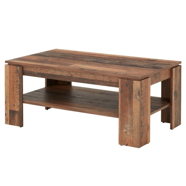 Konferenční stolek HARRISON tmavé dřevo s patinou 1