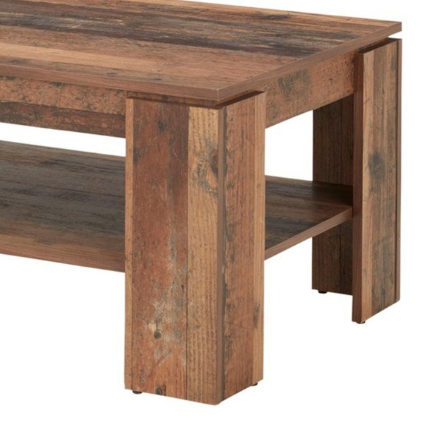 Konferenční stolek HARRISON tmavé dřevo s patinou 3