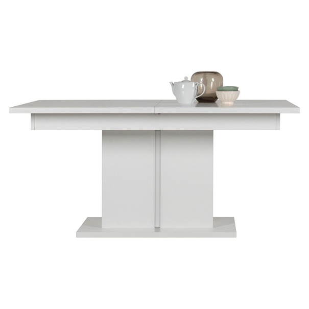 Jídelní stůl IVONA bílá, rozkládací 160-200 cm 1