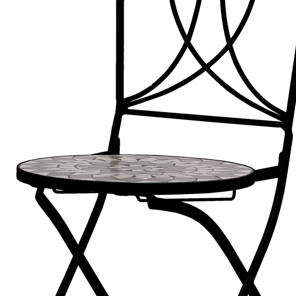 Zahradní židle JADEN černá 4