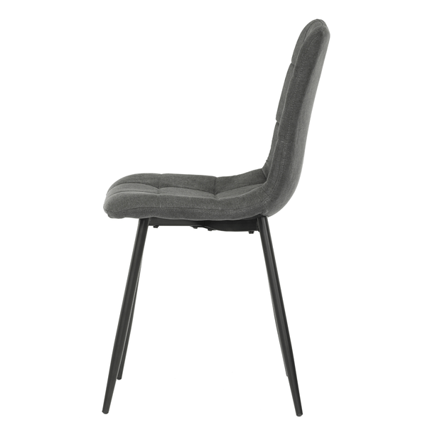 Jídelní židle KARA šedá/černá 3