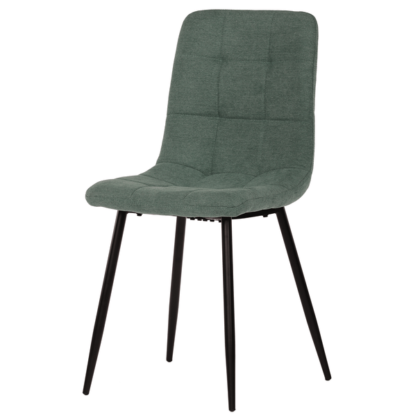 Jídelní židle KARA zelená/černá 1
